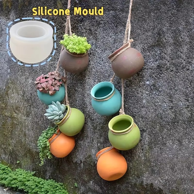 Candle Making Ideas - Silikonowe formy do doniczek, formy do