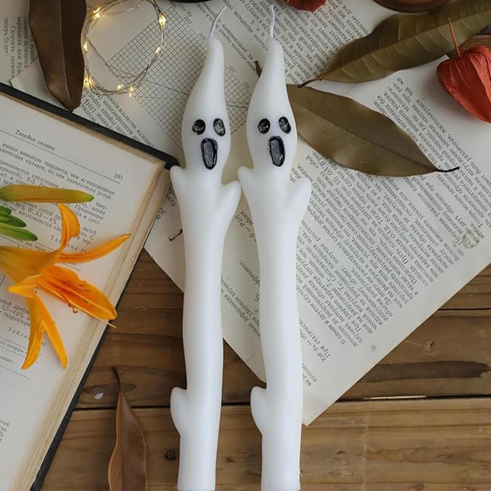 Paraffin Candle Wax - Świeczki na Halloween 2 sztuki Gotyckie