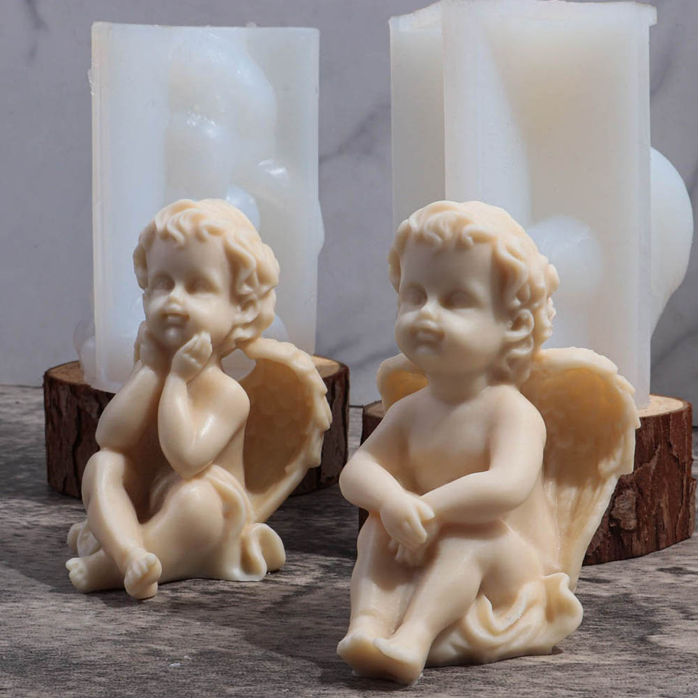Candle Making For Kids - 3D Anioł Dzieci Silikonowa Forma Urocze