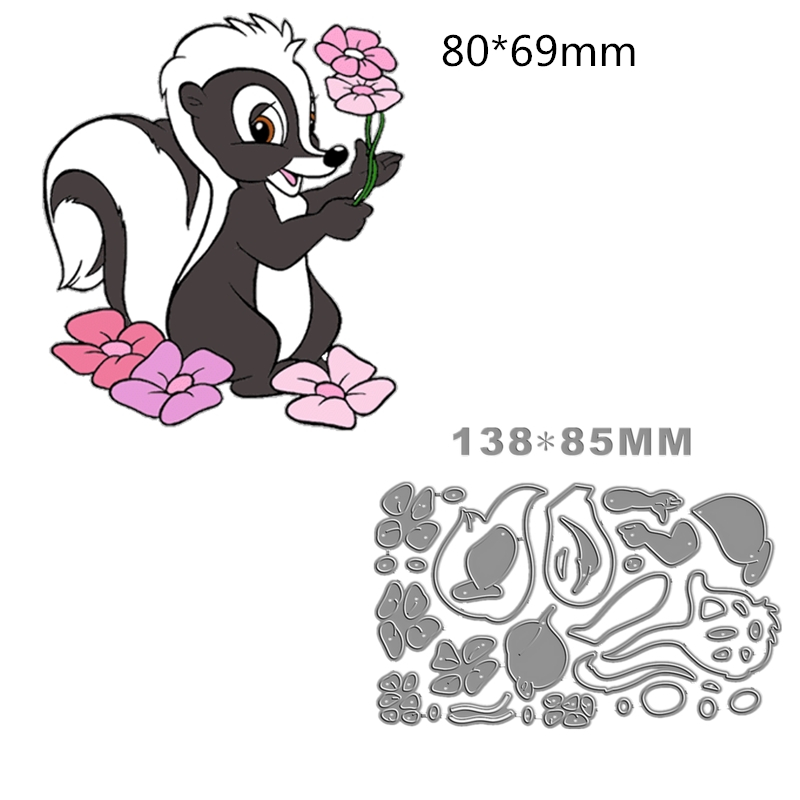 New Cartoon Skunk Girls Metal  – Candle Making For Kids recenzja i cena