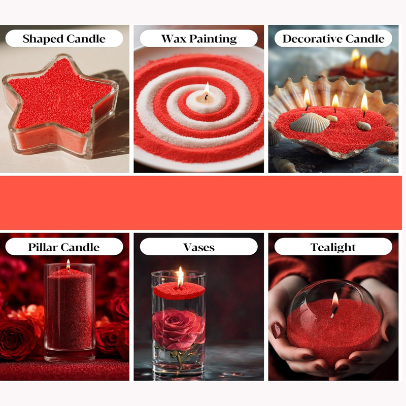 100G Zielono-Biało-Czerwone Św – Candle Making Kits recenzja i cena