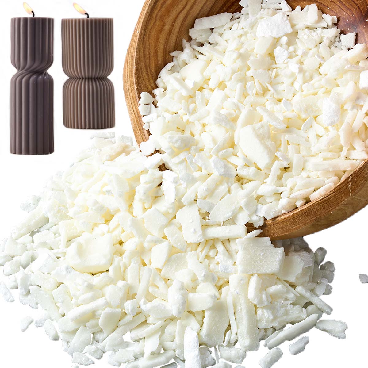 1-punktowy czysty biały wosk s – Candle Making Kits recenzja i cena