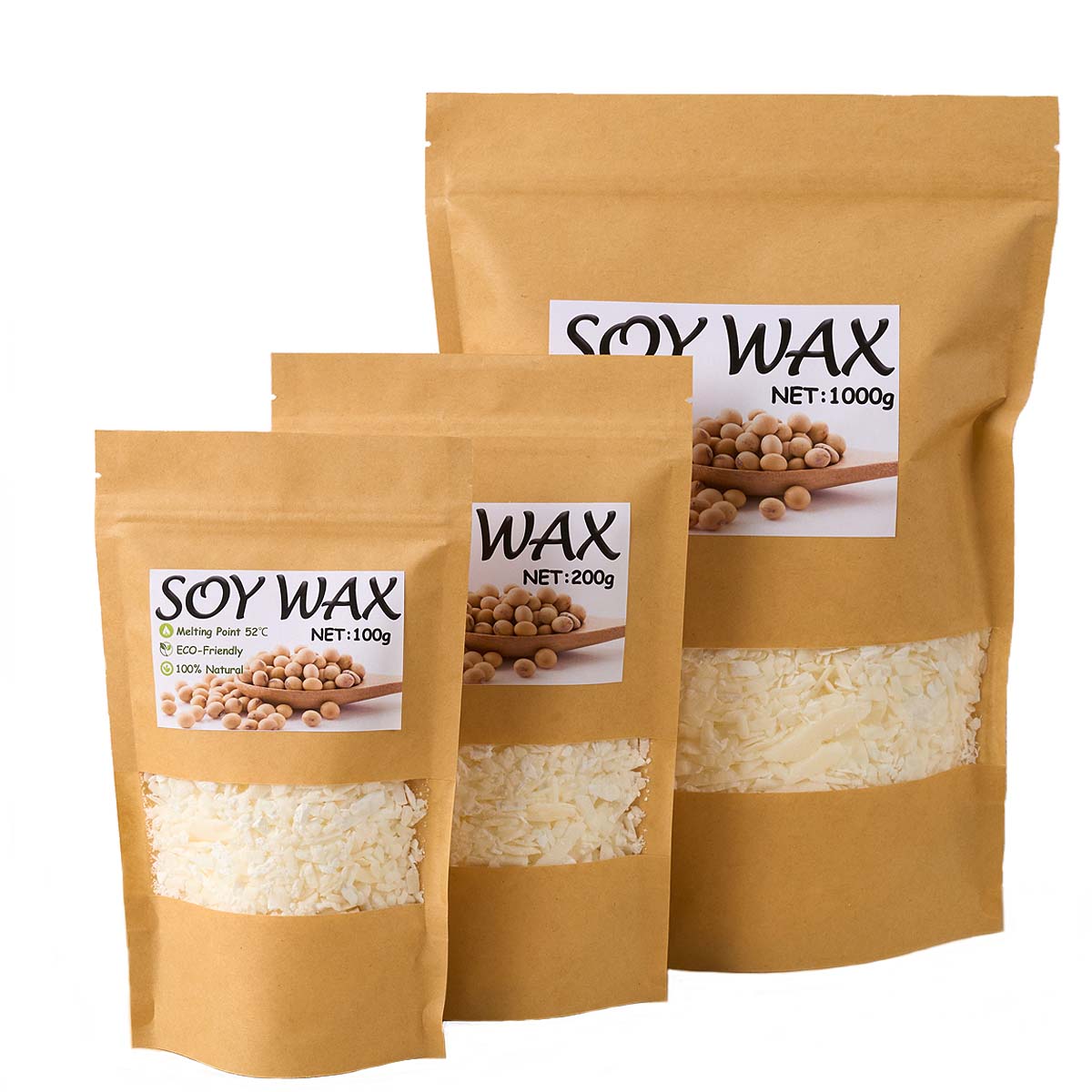 1-punktowy czysty biały wosk s – Candle Making Kits recenzja i cena
