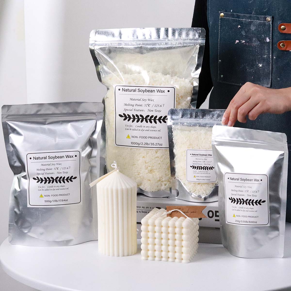 100/250/500/1000g Naturalny Wo – Candle Making Kits recenzja i cena