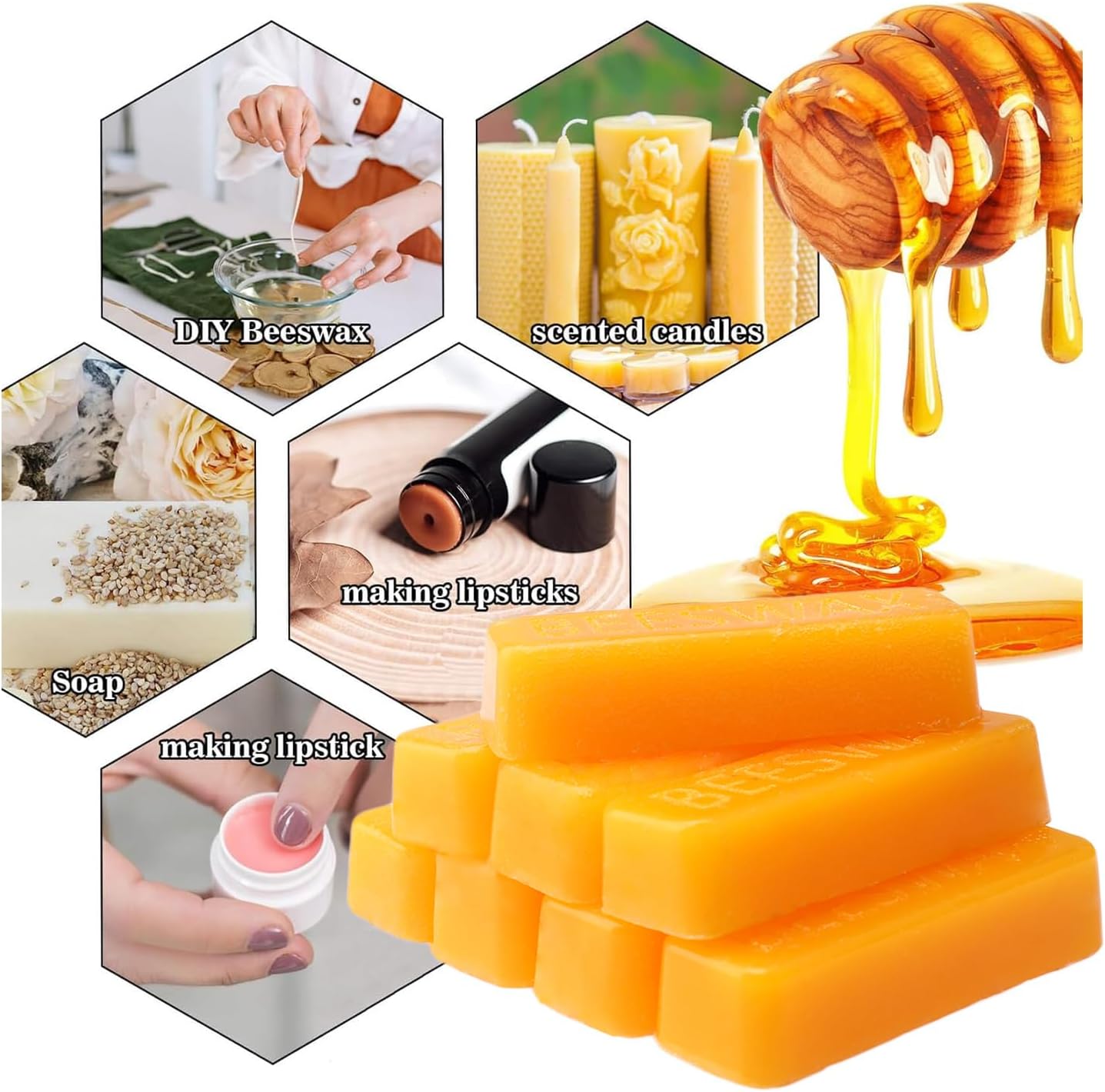 Wosk pszczeli w bloku, wosk do – Candle Making Ingredients recenzja i cena