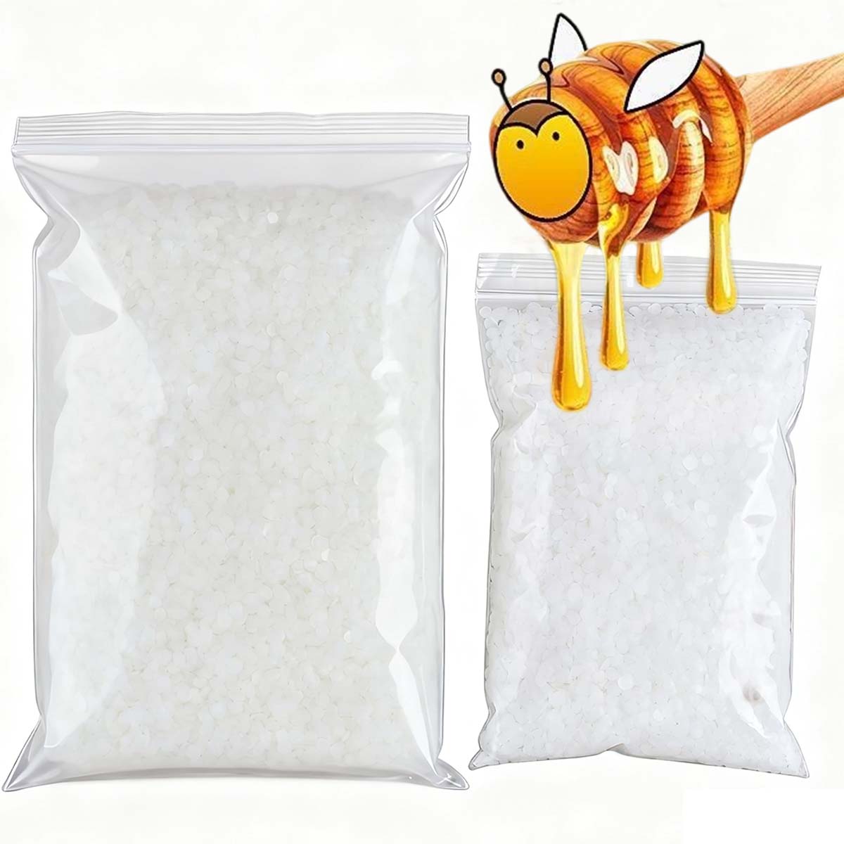200g-1000g Biały Wosk Pszczeli – Candle Making Ingredients recenzja i cena
