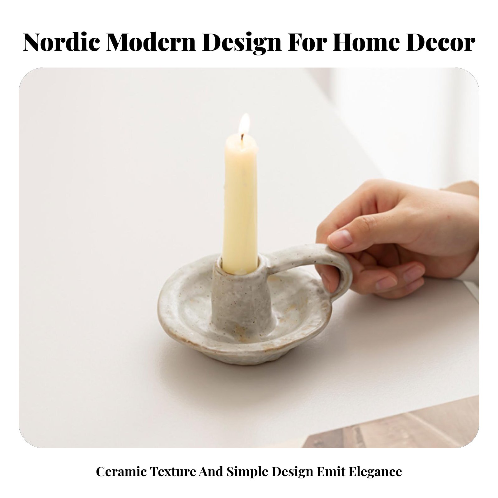 Nordycki ceramiczny świecznik, – Paraffin Candle Wax recenzja i cena