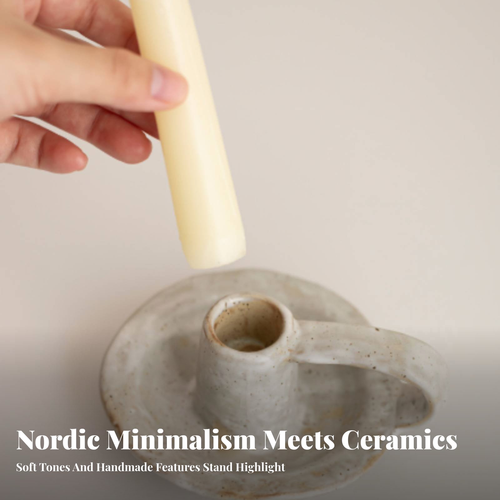 Nordycki ceramiczny świecznik, – Paraffin Candle Wax recenzja i cena