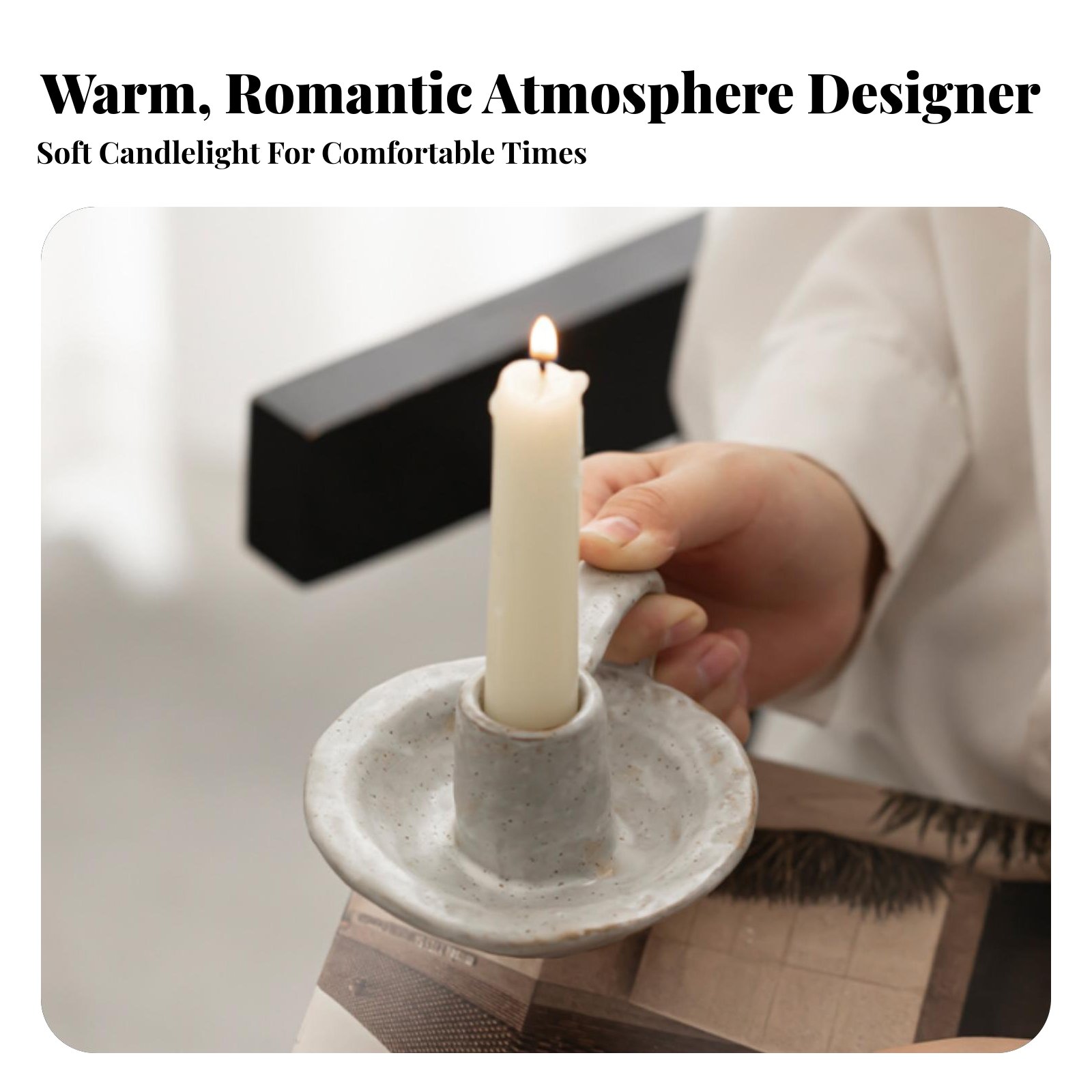 Nordycki ceramiczny świecznik, – Paraffin Candle Wax recenzja i cena